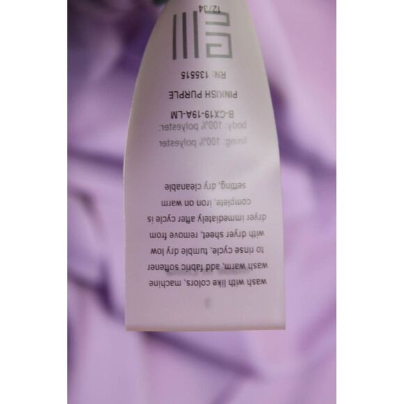 Chris Gramer Vince Camuto Womens Chiffon Crepe Tops Purple Orange Size 3 M Lot 2 - Picture 6 of 6